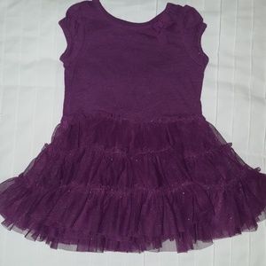 Purple tuel dress